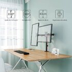 Suporte Para 2 Monitores 15 A 32 Base Morsa Ajuste De Altura