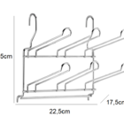 Suporte Para 6 Copos De Pendurar Em Barra De Cozinha Aérea Pr
