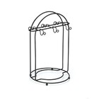 Suporte Preto para 6 Xícaras de Aço Arthi