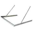 Suporte para Ar Condicionado Janela Alumínio Cinza 6000/7500 BTUs Botafogo