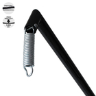 Suporte Para Balanço Suspenso Ninho + Mola E Mosquetão - Preto