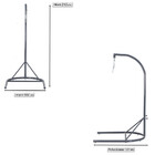 Suporte Para Balanço Suspenso Pintado E Com Pês Niveladores T