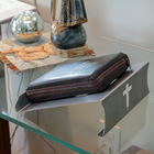 Suporte Para Bíblia Sagrada 22 X 22 Cm Em Inox Escovado