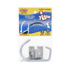 Suporte para Bicicleta de Teto ou Parede Metal Prata Maxeberhard