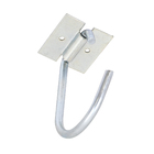 Suporte para Bicicleta de Teto ou Parede Metal Prata Maxeberhard