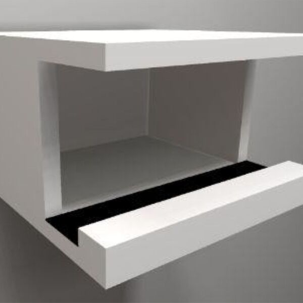 Suporte Para Bike Branco Em Mdf [f031]