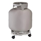 Suporte Para Botijão De Gás 5mm Super Reforçado Com Rodinhas