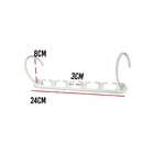 Suporte Para Cabide Compacto 288 Peças Organizador De Roupas