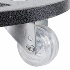 Suporte para Chão Móvel Alumínio Redondo 30cm Jade