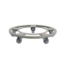 Suporte para Chão Móvel Alumínio Redondo 40cm Jade