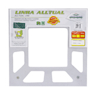 Suporte para Chão Móvel com Rodízio Alumínio Quadrado 40x40cm Cinza