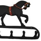 Suporte Para Chaves E Toalha Em Alumínio Fundido Cavalo