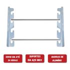 Suporte Para Churrasqueira Inox 60cm Para Grelhas E Espetos