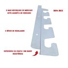 Suporte Para Churrasqueira Inox 70cm Para Grelhas E Espetos