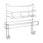 Suporte Para Condimentos E Papel Toalha De Parede 7x30cm