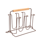 Suporte para Copo Marrom de Aço Arthi