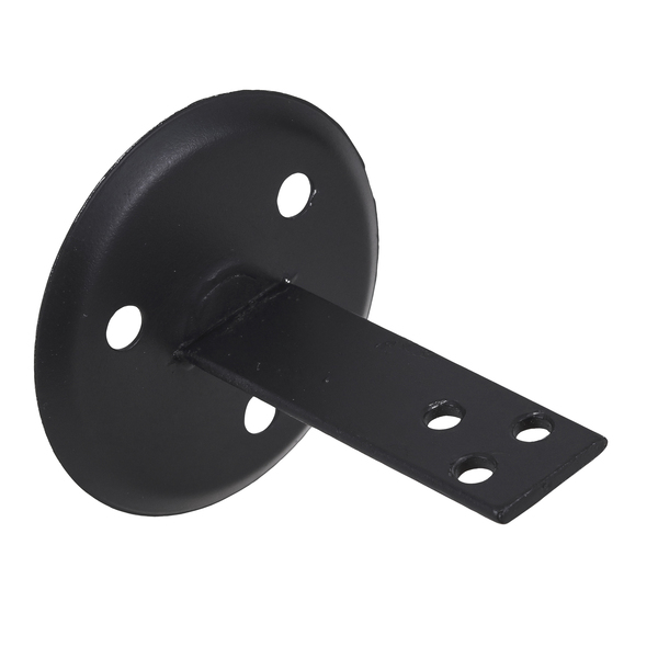 Suporte para Corrimão Reto Ferro Preto 10cm Settis
