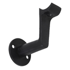 Suporte para Corrimão Tubular Alumínio Preto Fosco 10cm Settis
