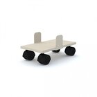 Suporte Para Cpu Com Rodízio Mxsu-35 Maxxi Pandin Móveis