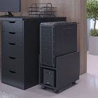 Suporte Para Cpu E Nobreak Com Rodízios Guide L03 Preto - Lya