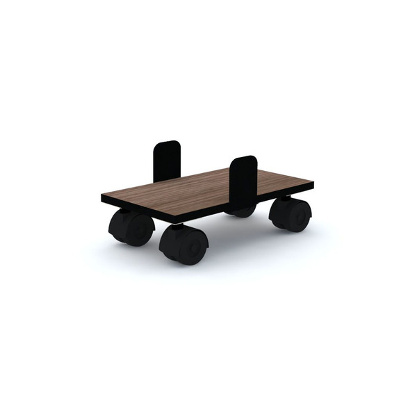 Suporte Para Cpu Pandin Maxxi - Walnut/preto