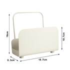 Suporte para Detergente e Esponja Bege Aço 17,97x18,7x8,26cm Casual Delinia
