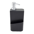 Suporte para Detergente e Esponja Plástico Preto Infinity OU