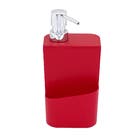 Suporte para Detergente e Esponja Plástico Vermelho Infinity