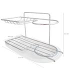 Suporte Para Detergente Esponja Sabão Cromado Pia Cozinha