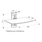 Suporte Para Dvd Blu-ray Sky Net Decodificador Ace10 Elg