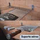Suporte Para Espeto Grelha Churrasqueira  Aéreo 60cm Inox