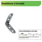 Suporte para Extintor Aço Carbono Zincado 50x65x65mm Zamar