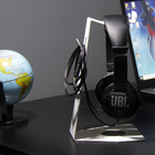 Suporte Para Fone De Ouvido Tipo Pedestal Mesa - Branco