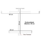 Suporte Para Forno Microondas Ou Lava Louças Branco