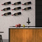 Suporte Para Garrafa De Vinho E Adega Vertical De Parede Para