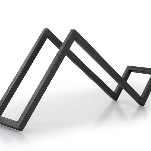 Suporte Para Garrafa De Vinho Frame Em Aço 30cm Forma Mesa Pr