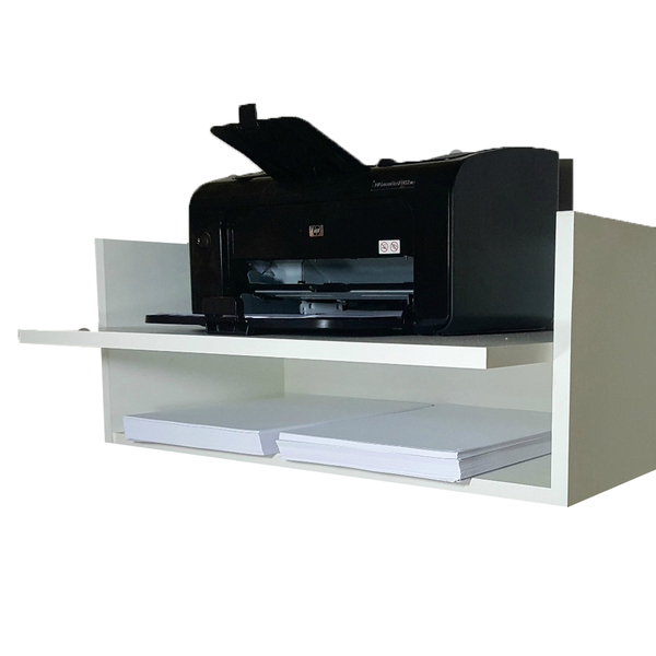 Suporte Para Impressora Com Nicho Trovarelli Branco