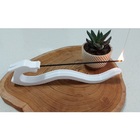 Suporte Para Incenso (incensário) Dragão Lindo Branco