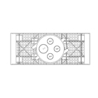 Suporte para Lajes Piso 30cm Cinza Tuboline