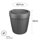 Suporte Para Lixeira E Papel Higiênico Com Cesto De Lixo 5l C