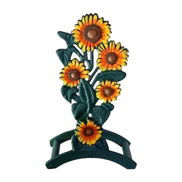 Suporte Para Mangueira - Modelo Flor Em Alumínio Fundido