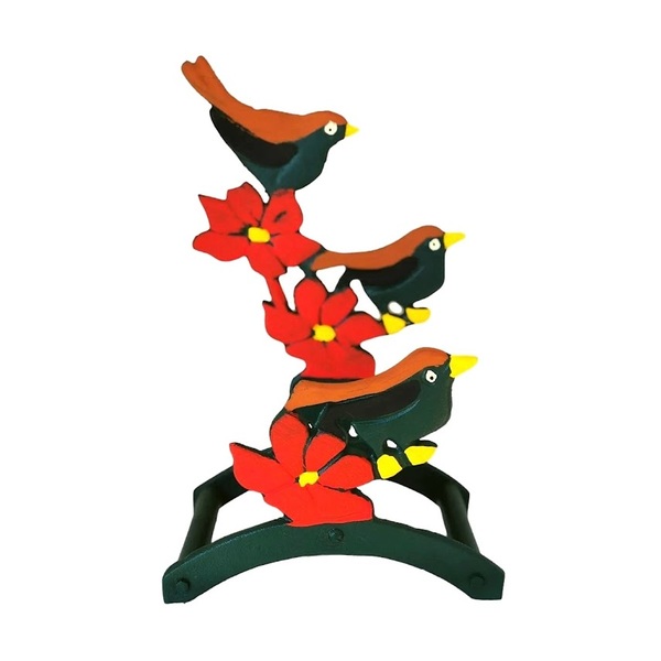 Suporte Para Mangueira - Modelo Pássaro Em Alumínio Fundido