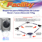 Suporte Para Máquina De Lavar/ Secar / Lava E Seca Facility 1
