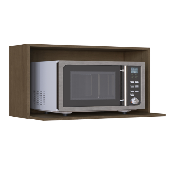 Suporte Para Microondas 100% Mdf 80 Cm Casamia - Dark