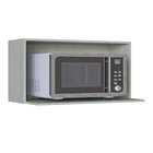 Suporte Para Microondas 100% Mdf 80 Cm Casamia - Snow