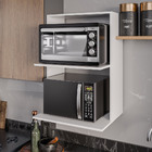 Suporte Para Microondas E Forno Nicho Suspenso Thai 60cm Bran