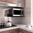 Suporte Para Microondas Impressora Forno Mdf Nicho 60x40 Preto