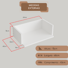 Suporte Para Microondas Prateleira Suspensa Multiuso Forno 60