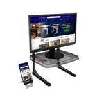 Suporte Para Monitor Ajustável 5 Níveis Com Porta Celular - Wp