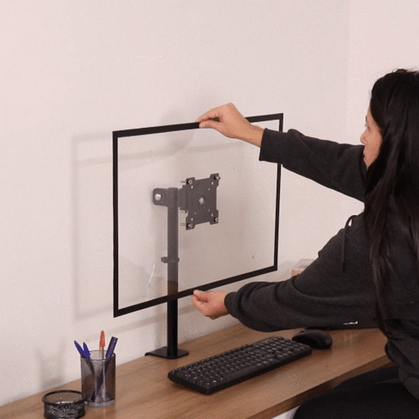 Com rotação de até 180 graus